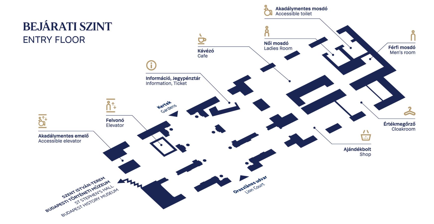 SZIT-alaprajz - bejárat